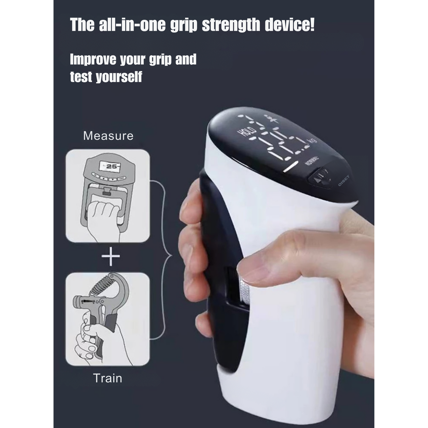 Electronic Grip Strength Trainer and Tester